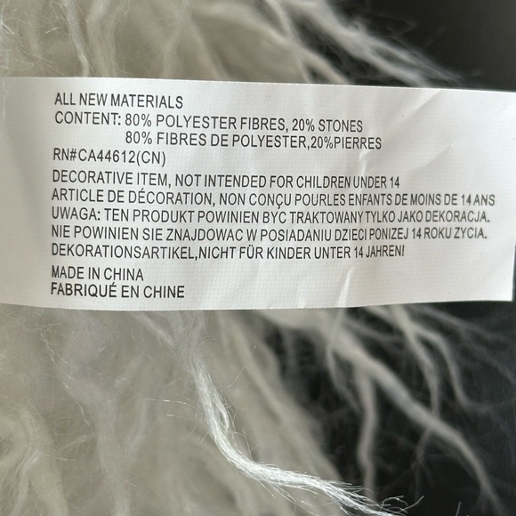 Gnome Candy Corn Hat Decoration Moldable Hat Stone Filled Bottom Fall Halloween - Picture 9 of 11